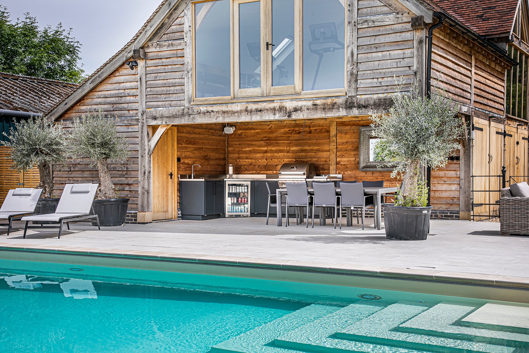 CENA poolside outdoor kitchen